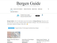 Tablet Screenshot of bergen-guide.com